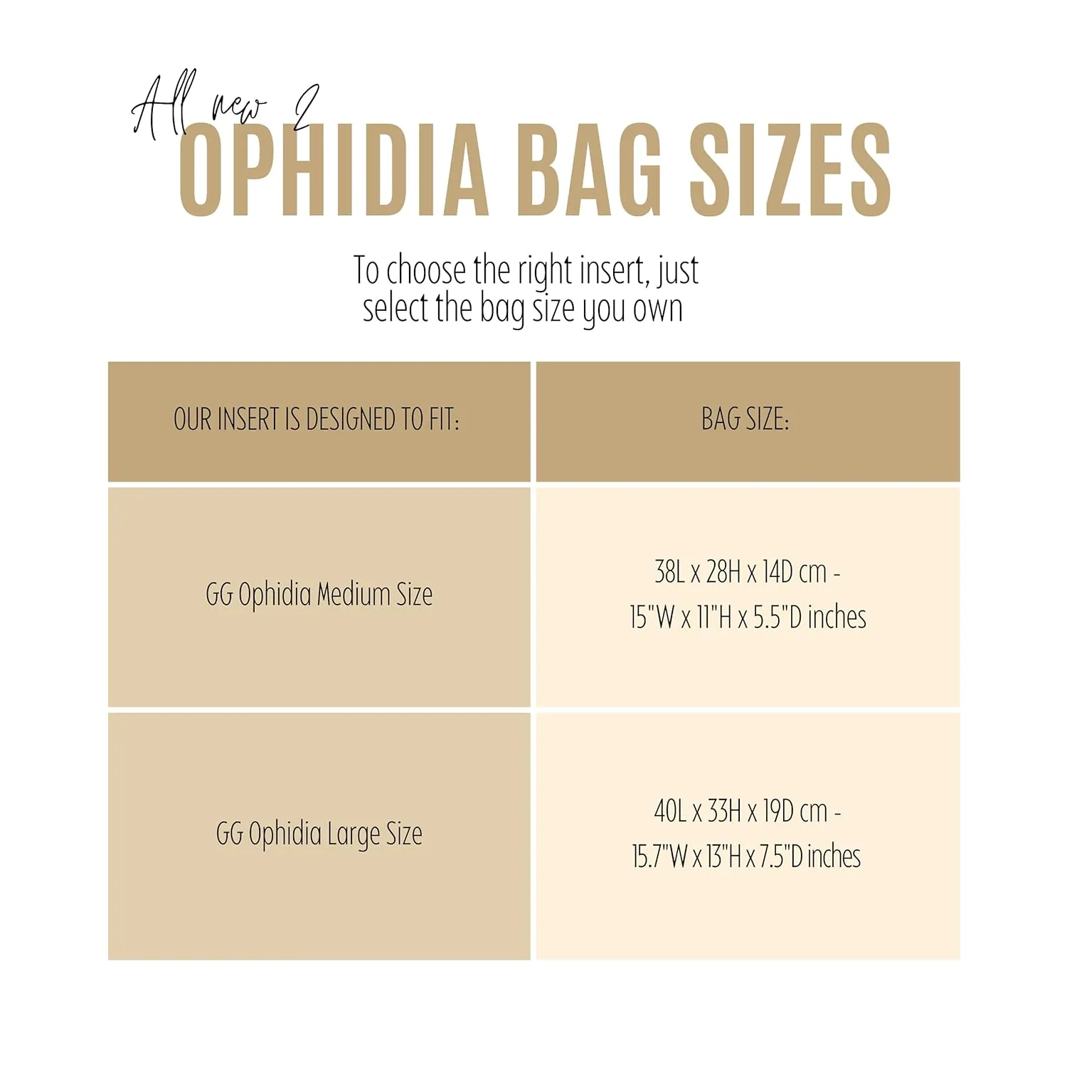 Bag Organizer fits Ophidia Medium Tote Bag Organizer, Ophidia Large Tote Bag Organizer, Handmade 2mm Premium Felt Insert with Gold Zipper Snug Sturdy Fit (For Ophidia Medium Tote, Red)