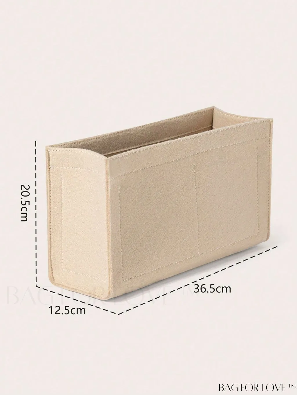 BagForLove - Exclusive Medium Book Tote Bag Organizer - Optimal Inner Divider for Effortless Organization