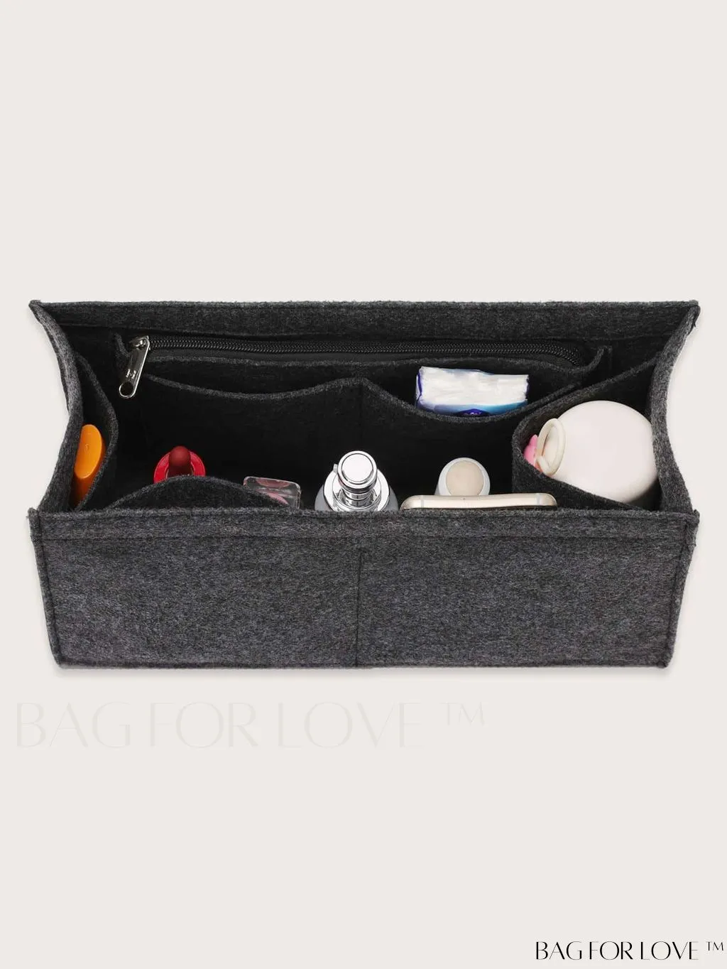 BagForLove - Exclusive Medium Book Tote Bag Organizer - Optimal Inner Divider for Effortless Organization