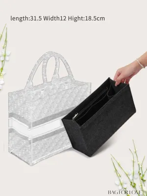 BagForLove - Exclusive Medium Book Tote Bag Organizer - Optimal Inner Divider for Effortless Organization