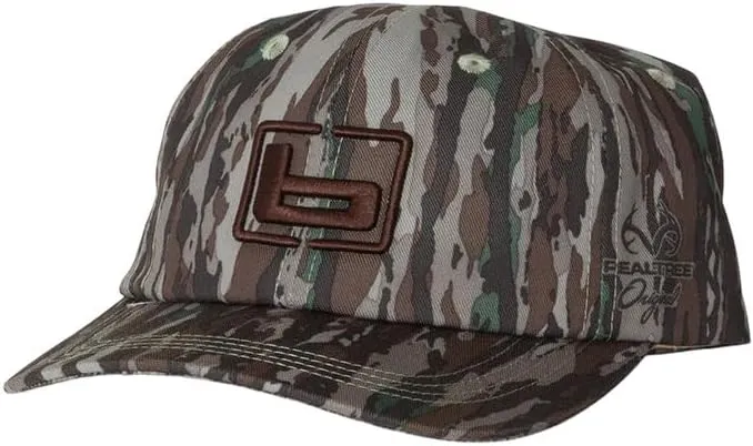 Banded Camo Cotton Cap – Lightweight, Breathable Hunting Hat with Adjustable Fit & Pre-Curved Bill