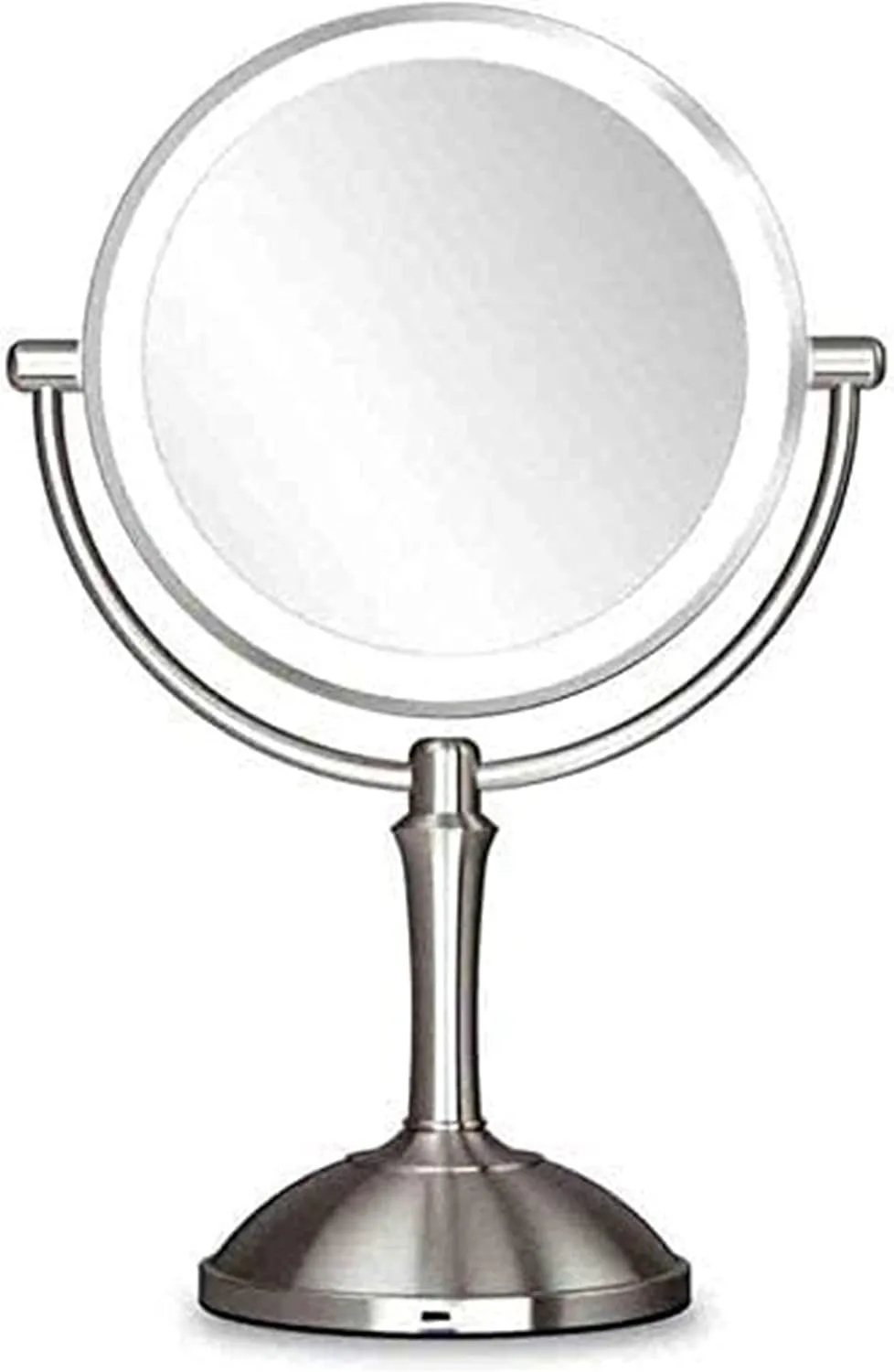 Bathroom Mirror Small Mirror Makeup Vanity Mirror, Desktop Two- Sided Beauty Mirror Multiple Magnification Cosmetic Mirror 360° Swivel Bathroom Mirror Makeup Mirror