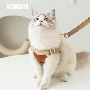 Bear Cat Leash 3 Color Pet Harness