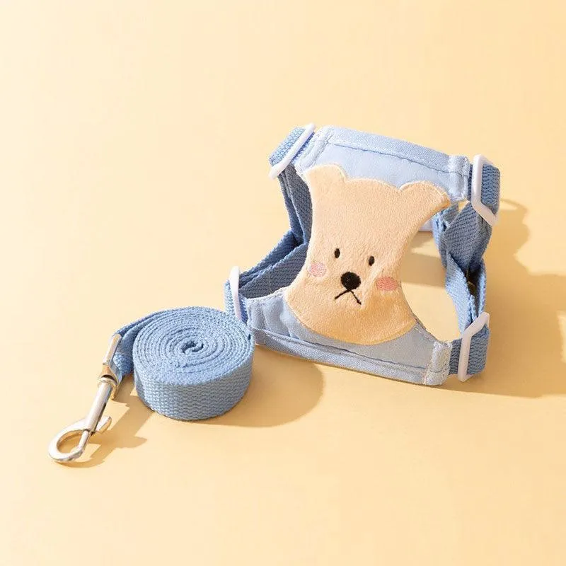 Bear Cat Leash 3 Color Pet Harness