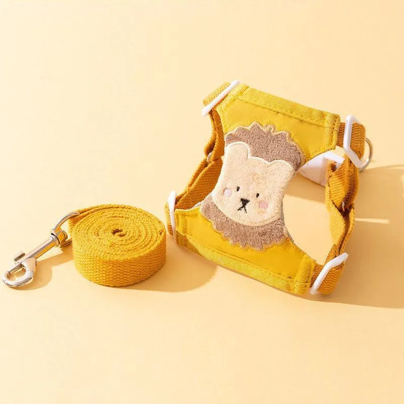 Bear Cat Leash 3 Color Pet Harness