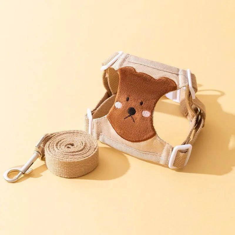 Bear Cat Leash 3 Color Pet Harness