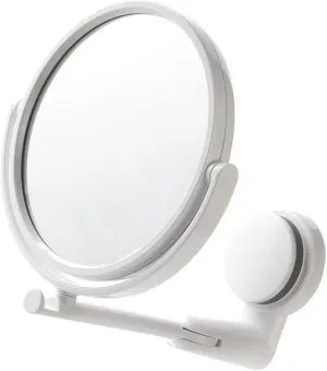 Beauty Wall- Angle Style Cosmetic Cup and Hotel with for Mirror, Adjustable Wall- Mounted Mounted Swivel Punch- Suction Degree Small Wall Hanging Makeup Mirror Folding