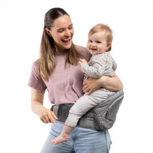 Beco Gemini Hip Seat Baby 4-in-1 Easy-to-Use Carrier with Adjustable Sling, Newborn to Toddler Carrier (0-36 months/7-32.8 lbs)