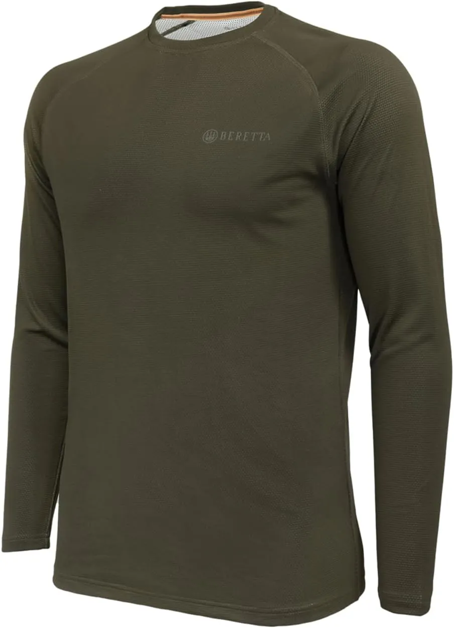 Beretta Men's Active Outdoor Breathable UPF 50 Protech Long Sleeve T-Shirt, TS861T2145