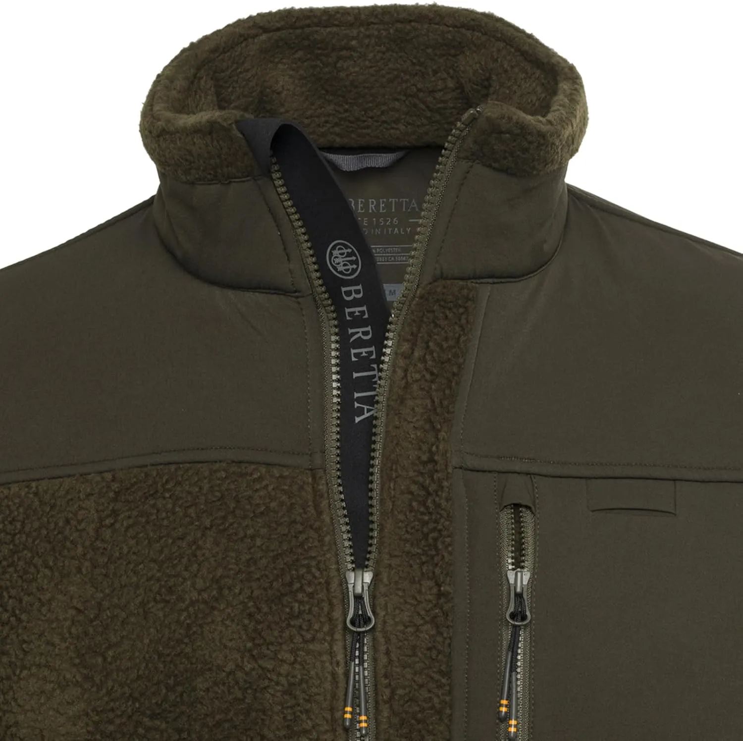 Beretta Men's Halifax Sherpa Lightweight Durable Comfortable Warm Fleece Outdoor Jacket for Hunting, Hiking & Casual Wear