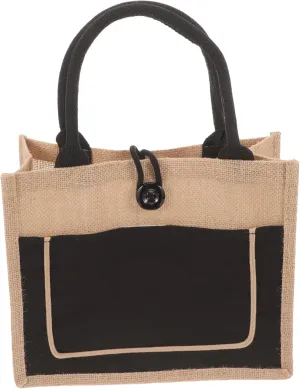 BESPORTBLE Big Burlap Shopping Bag Jute Tote for Everyday Use Waterproof Grocery Carrier Compact and Stylish