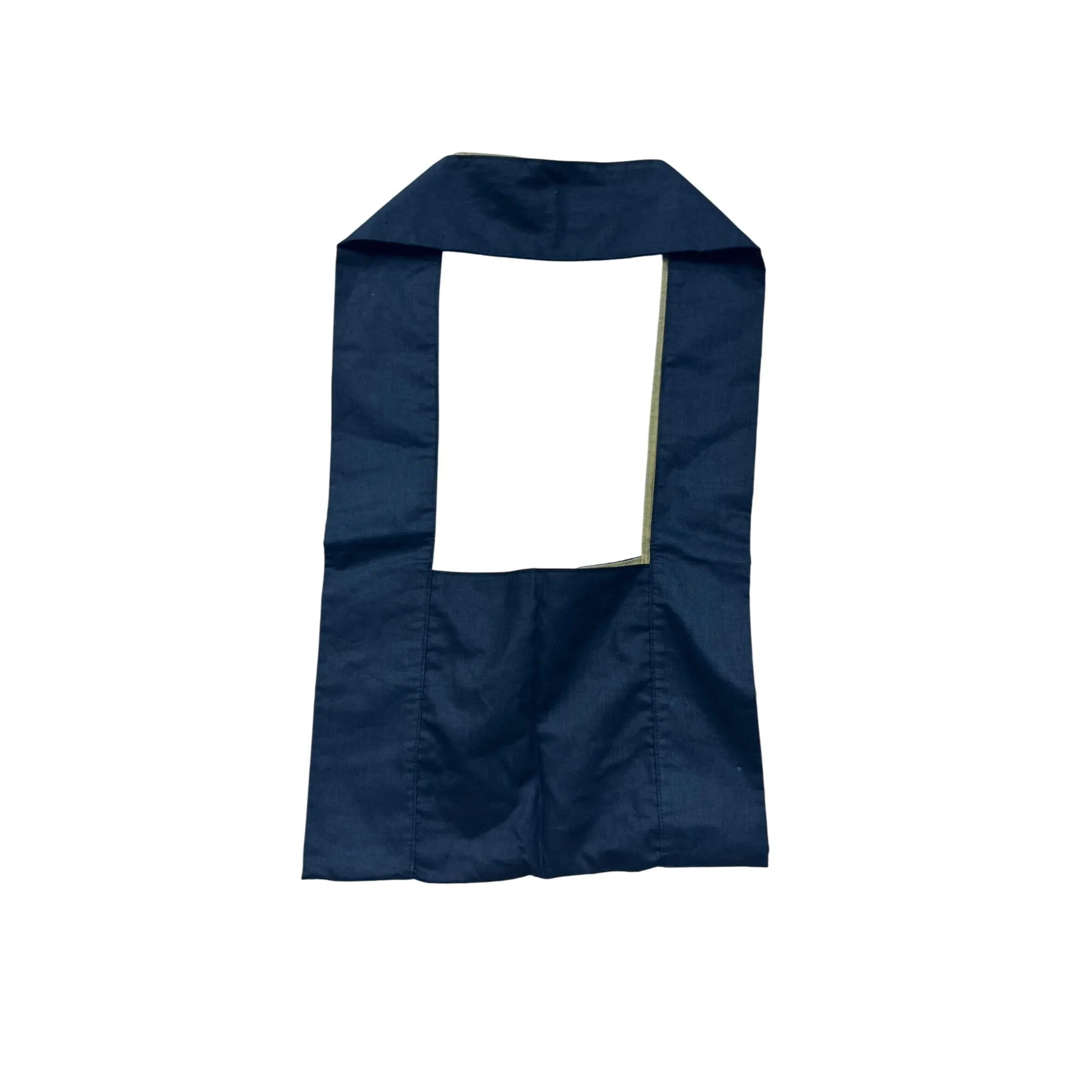 Black & Gold Aveda Tote Bag With Open Center #8249