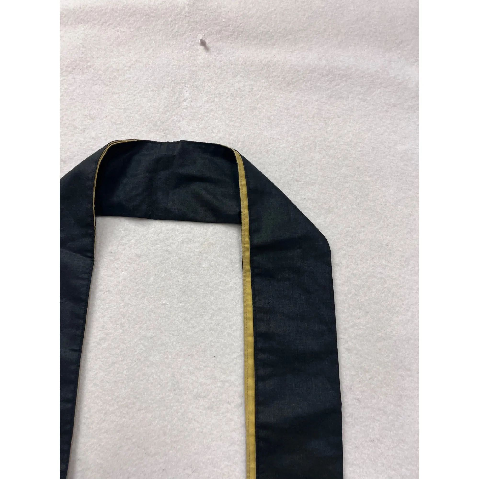 Black & Gold Aveda Tote Bag With Open Center #8249