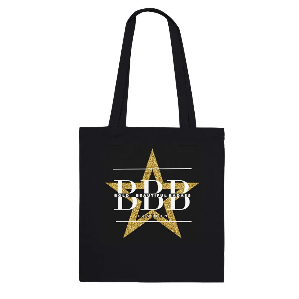 Bold. Beautiful. Badass Logo Tote Bag – Eco-Friendly 10L Cotton Bag
