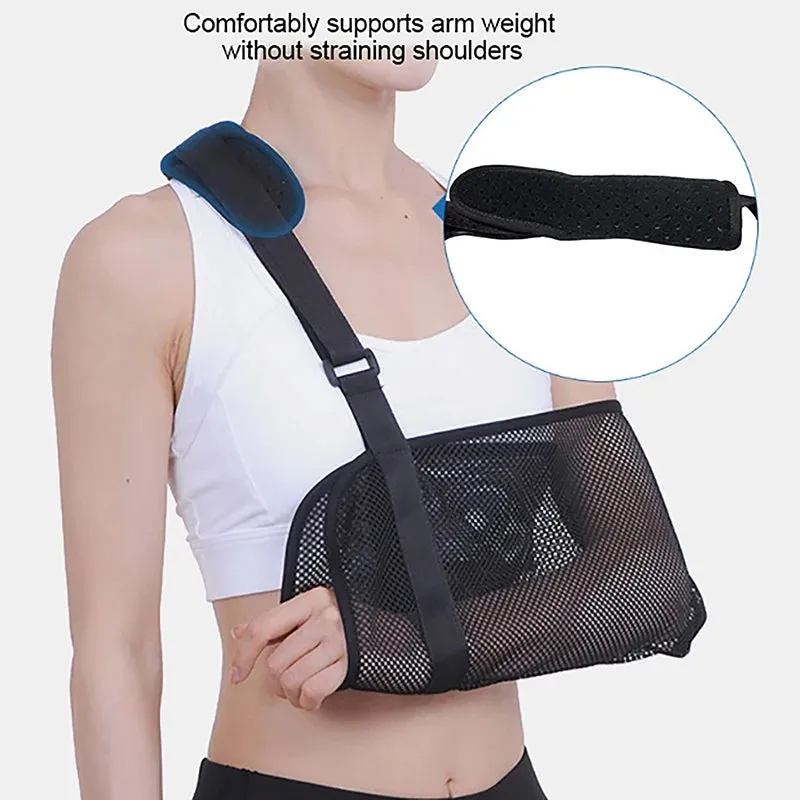 Breathable Arm Sling Adjustable Support Strap Lightweight Immobilizer