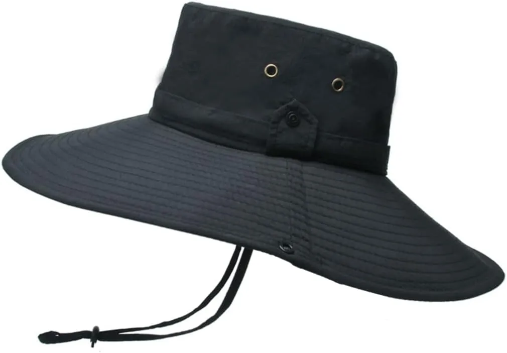 Breathable Mesh Bucket Hat Outdoor Summer Sun Protection Boonie Cap Hiking Fishing Bucket Sun Cap