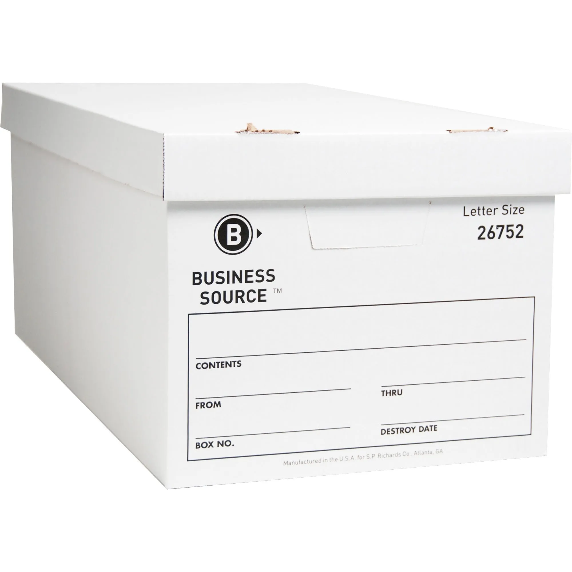 Business Source Lift-off Lid Light Duty Storage Box