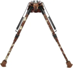 Caldwell Camo XLA Pivot Bipod with Adjustable Notched Legs and Slim Folding Design for Easy Transport, Rifle Stability, and Target Shooting