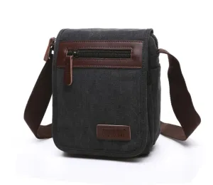 Canvas Messenger Bag - Small/Medium