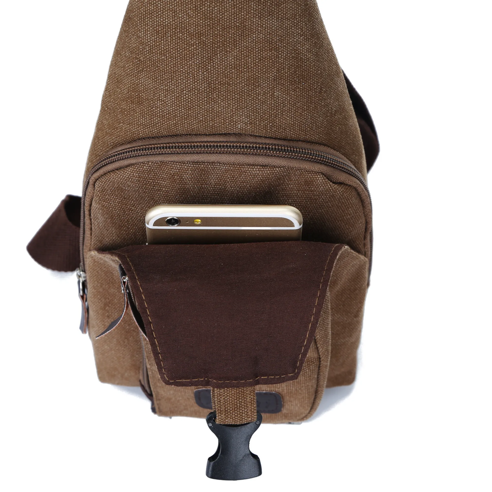 Canvas Sling Satchel Bag – Cross Body Chest and Messenger Bag