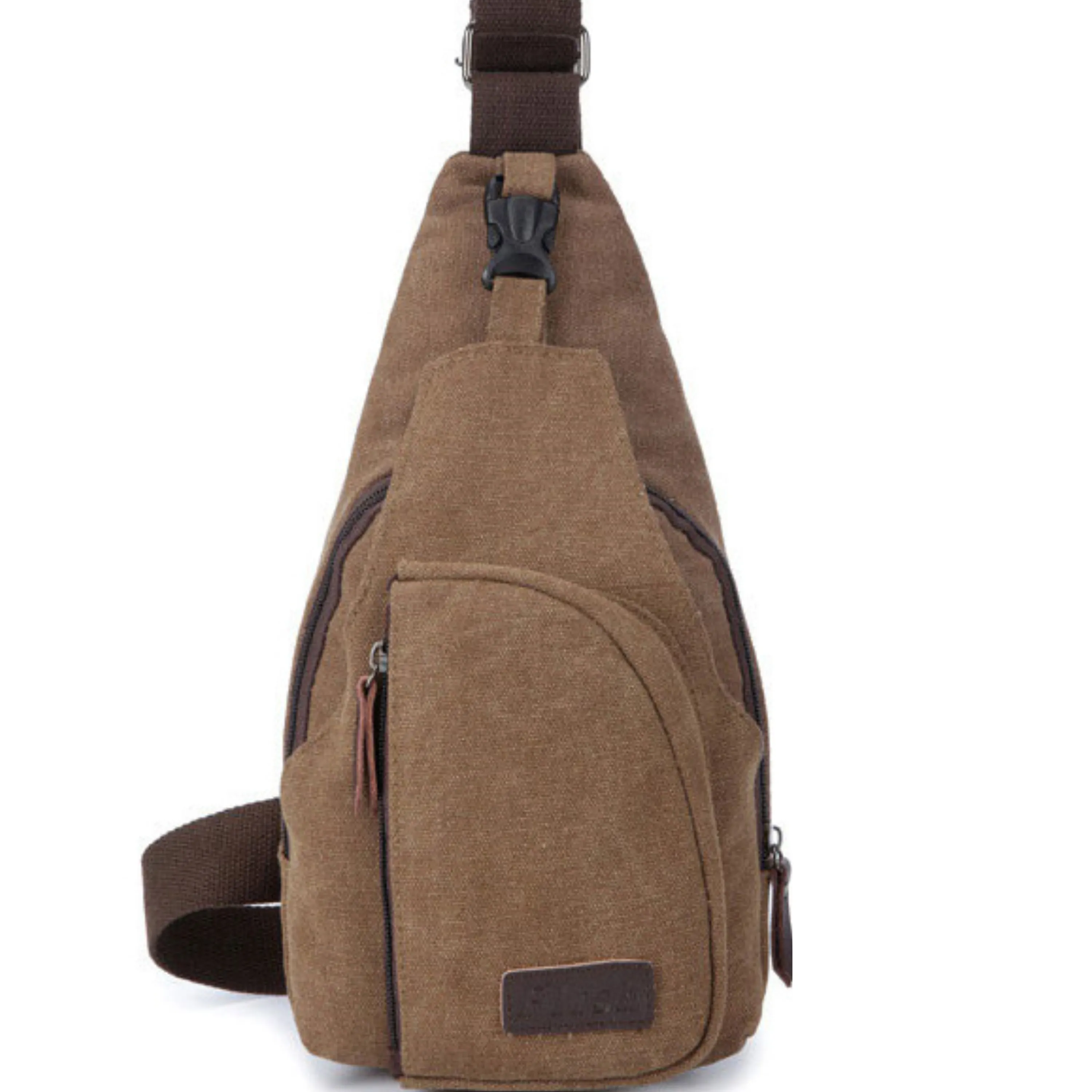 Canvas Sling Satchel Bag – Cross Body Chest and Messenger Bag