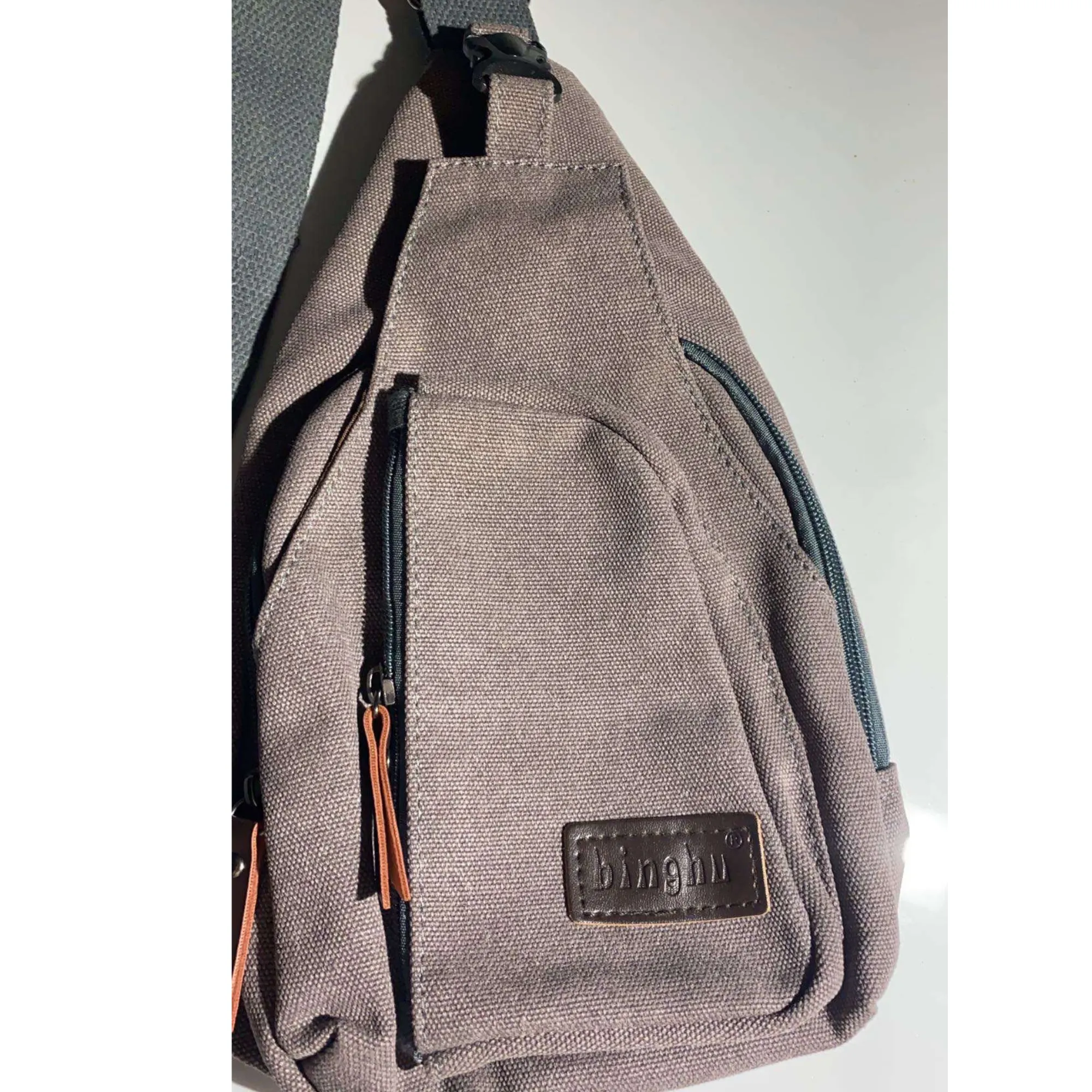 Canvas Sling Satchel Bag – Cross Body Chest and Messenger Bag