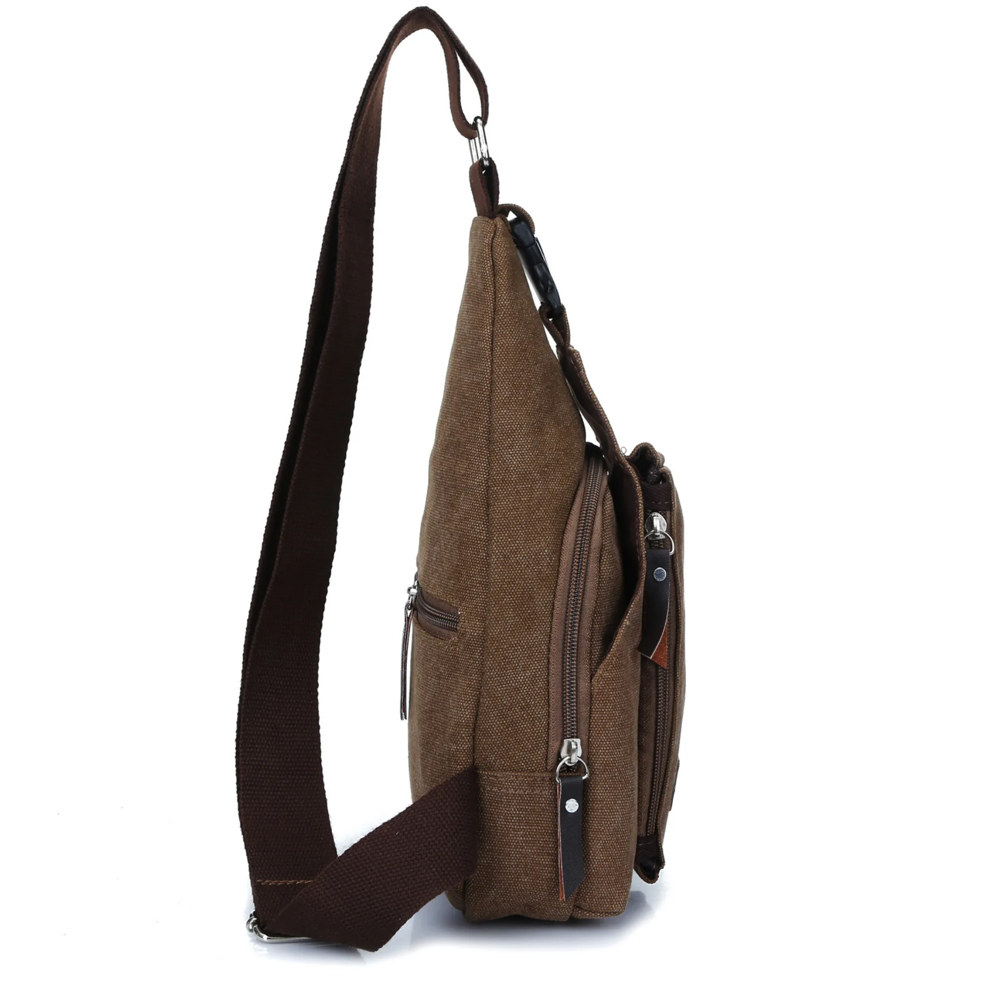 Canvas Sling Satchel Bag – Cross Body Chest and Messenger Bag