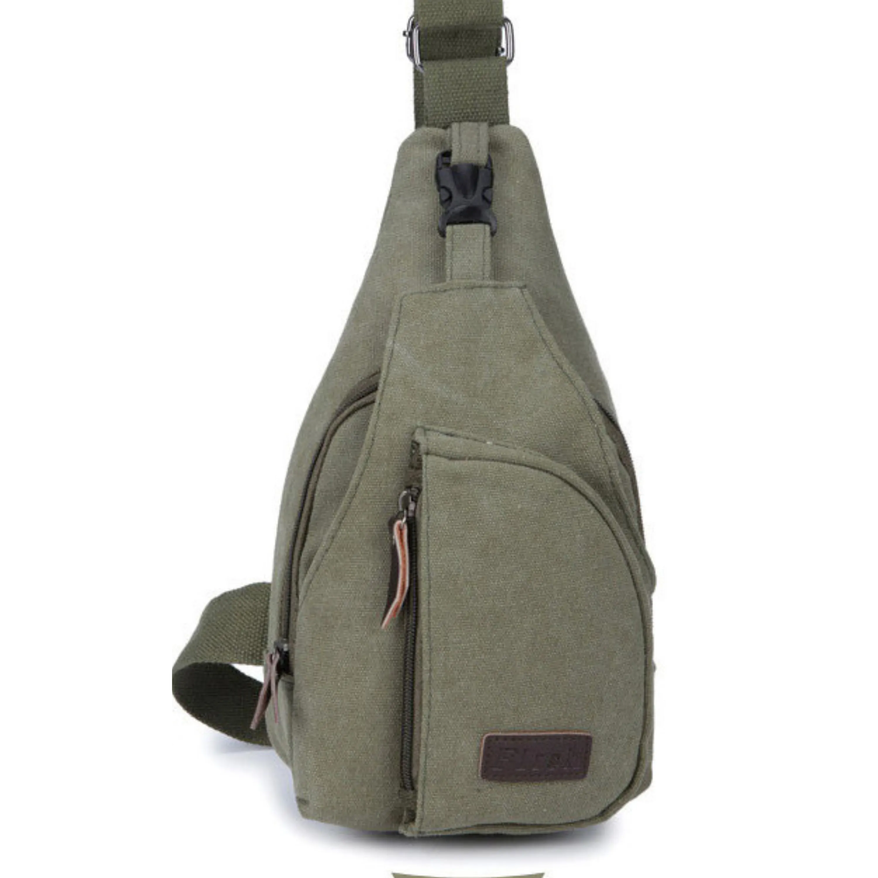 Canvas Sling Satchel Bag – Cross Body Chest and Messenger Bag