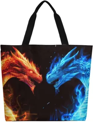 Canvas Tote Bag Large Women Casual Shoulder Bag Handbag Reusable Beach Shopping Grocery Bag For Outdoors