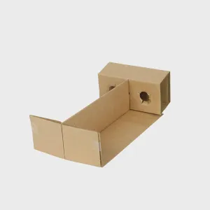 Card bottleneck divider for front opening style box
