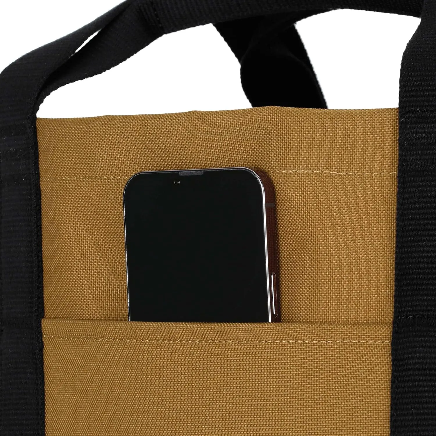 Carhartt Classic Vertical Open Tote Bag, Durable Water Repellent Material W/Hand and Shoulder Straps