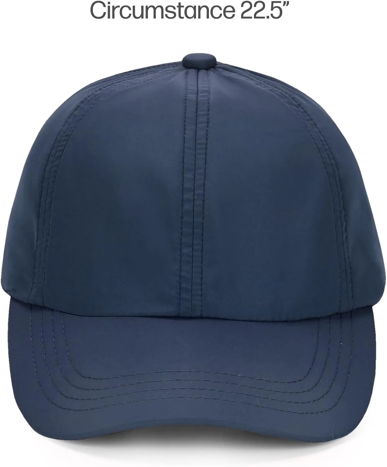 C.C Ponycap Messy High Bun Ponytail Adjustable Trucker Baseball Cap Hat