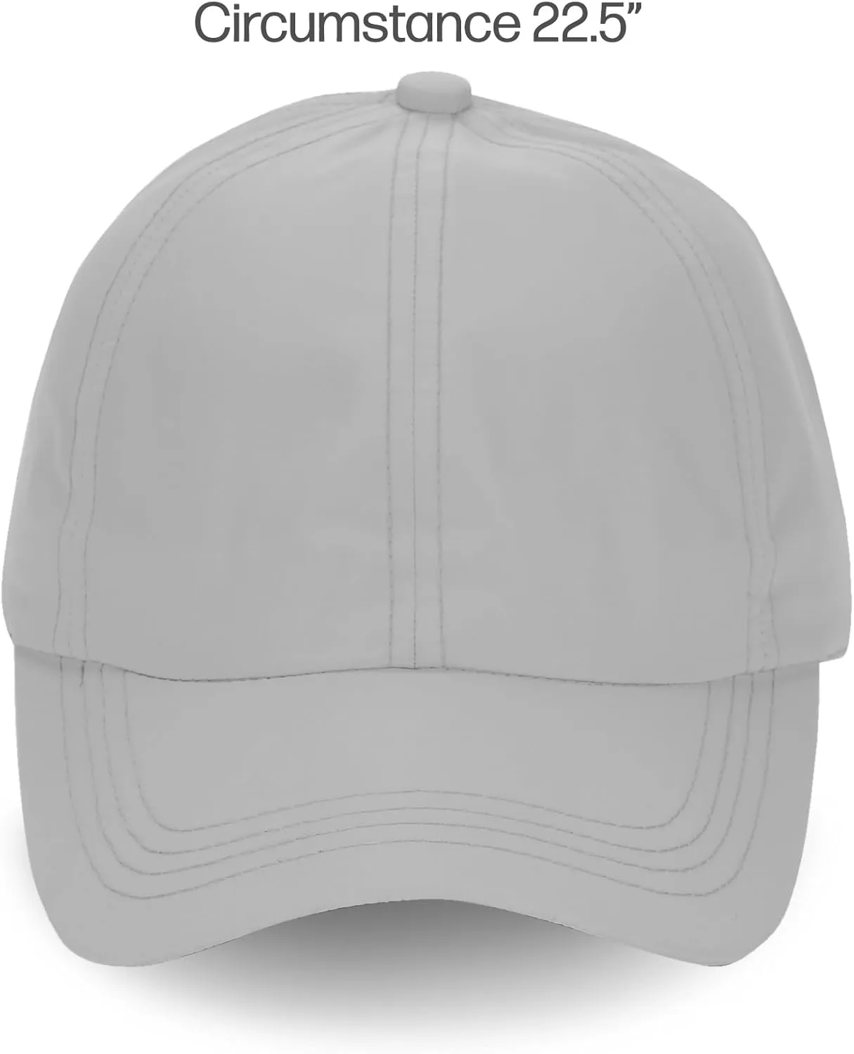 C.C Ponycap Messy High Bun Ponytail Adjustable Trucker Baseball Cap Hat