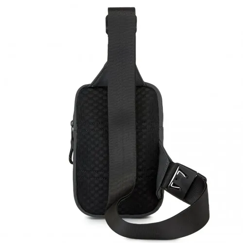 CEK2445 - Kono Lightweight Crossbody Sling Bag with Adjustable Strap Multiple Pockets for Travel and Everyday Use - Grey