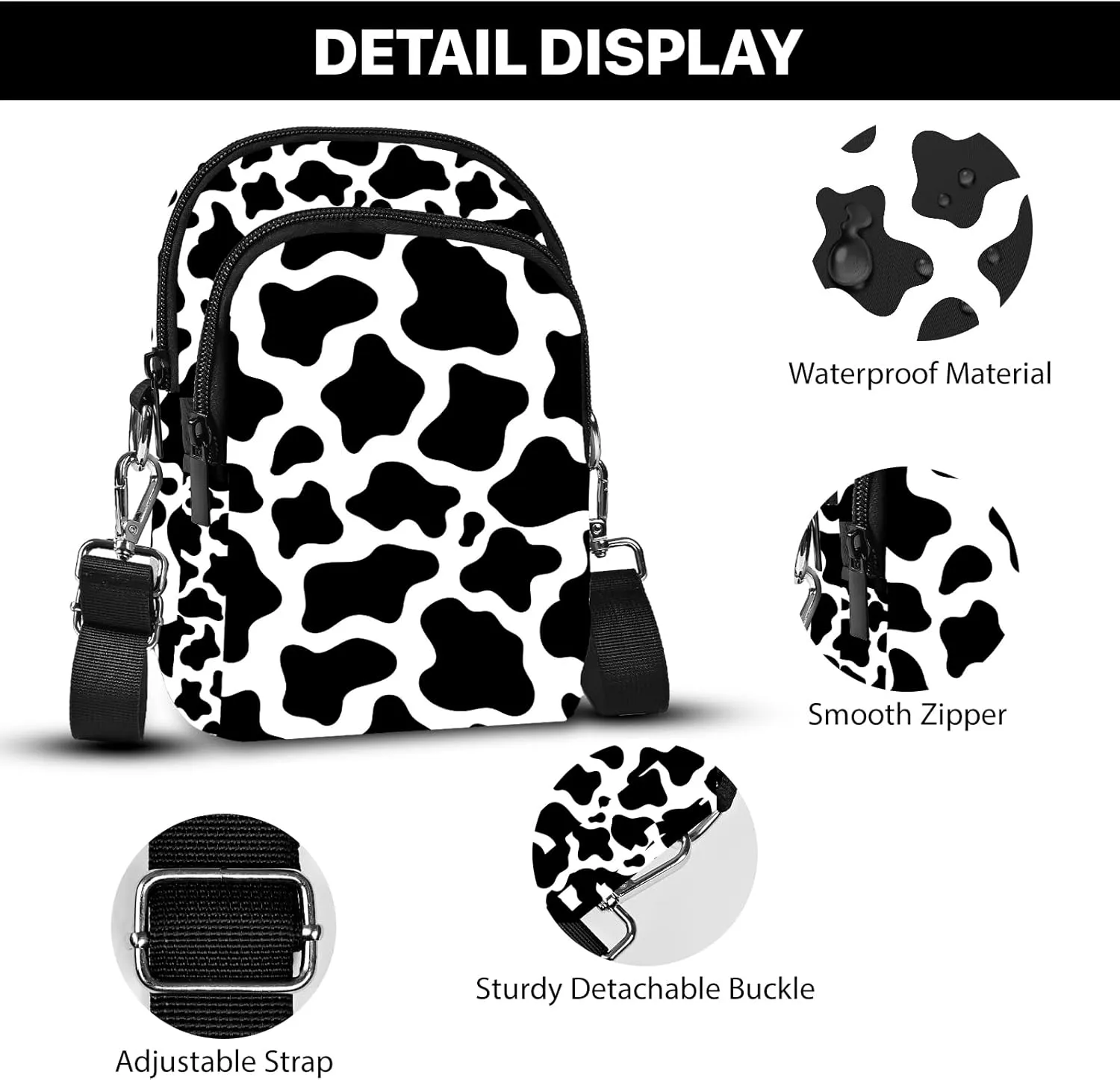 Cell Phone Purse Women Crossbody Bag Sling Bag with Adjustable Strap Waterproof Travel Casual Shoulder Bag
