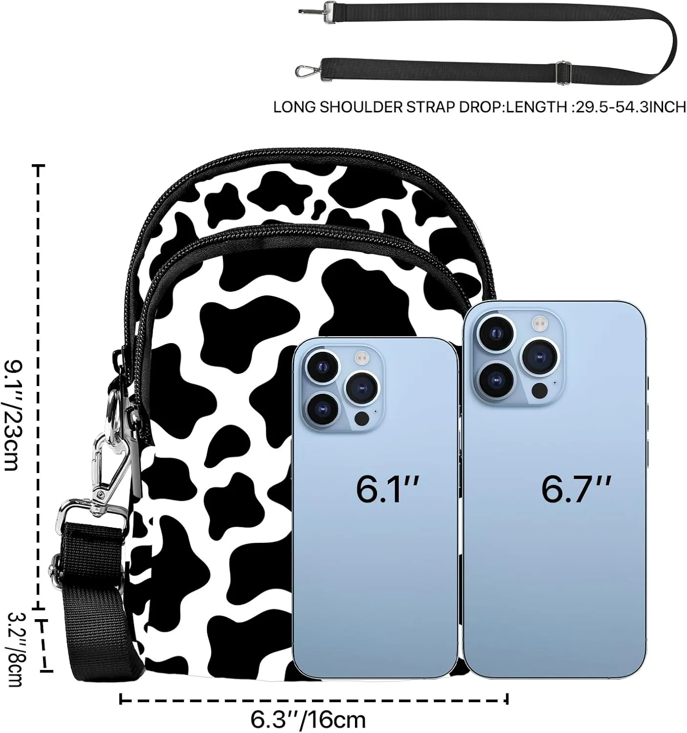 Cell Phone Purse Women Crossbody Bag Sling Bag with Adjustable Strap Waterproof Travel Casual Shoulder Bag