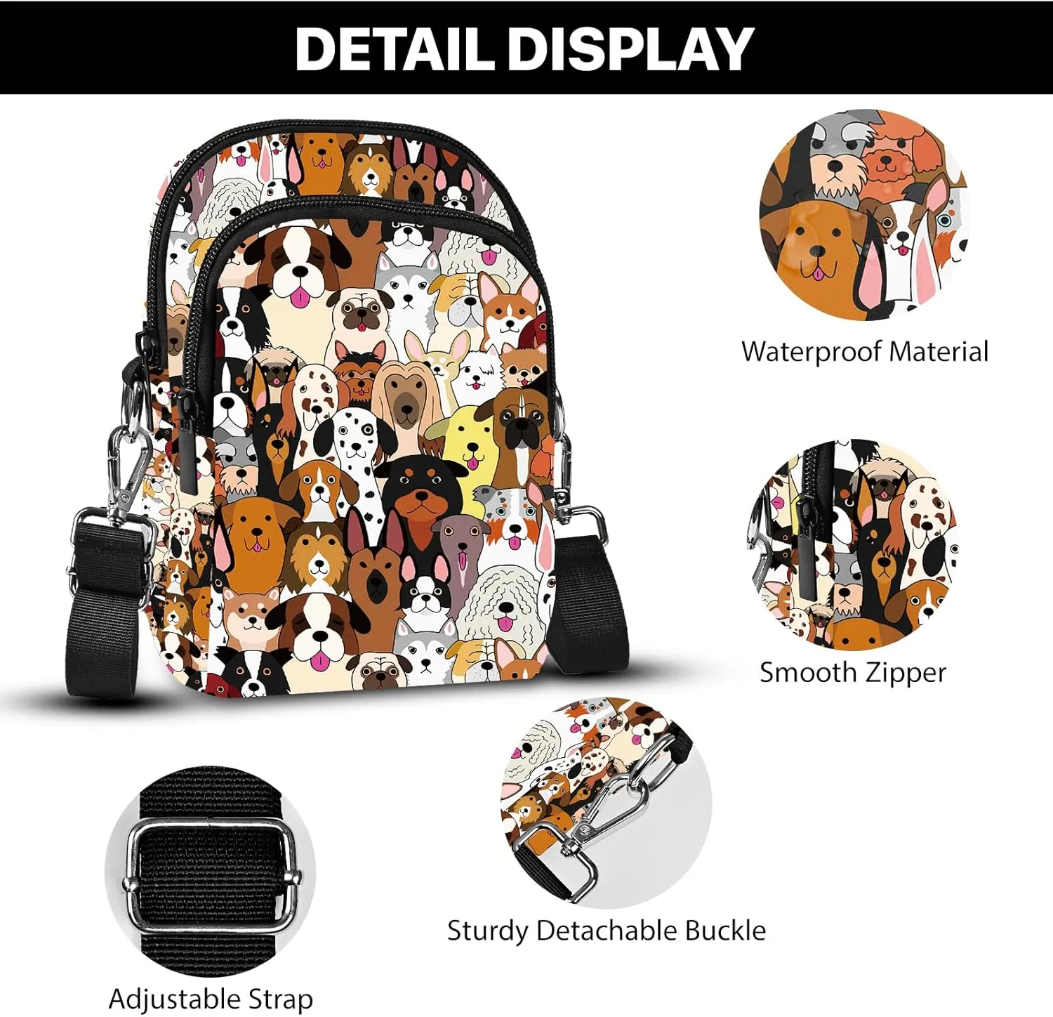 Cell Phone Purse Women Crossbody Bag Sling Bag with Adjustable Strap Waterproof Travel Casual Shoulder Bag