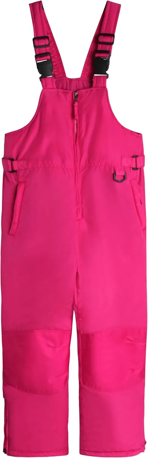Cherokee Kids' Snow Bib - Boys and Girls Insulated Ski Pants Overalls (4-18)