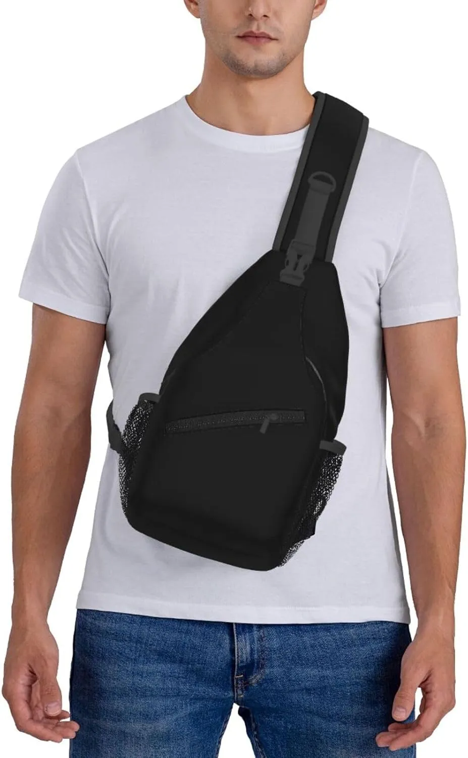 Chest Bag Fashion Casual Sports Daypack Travel Hiking Sling Bag for Women Men
