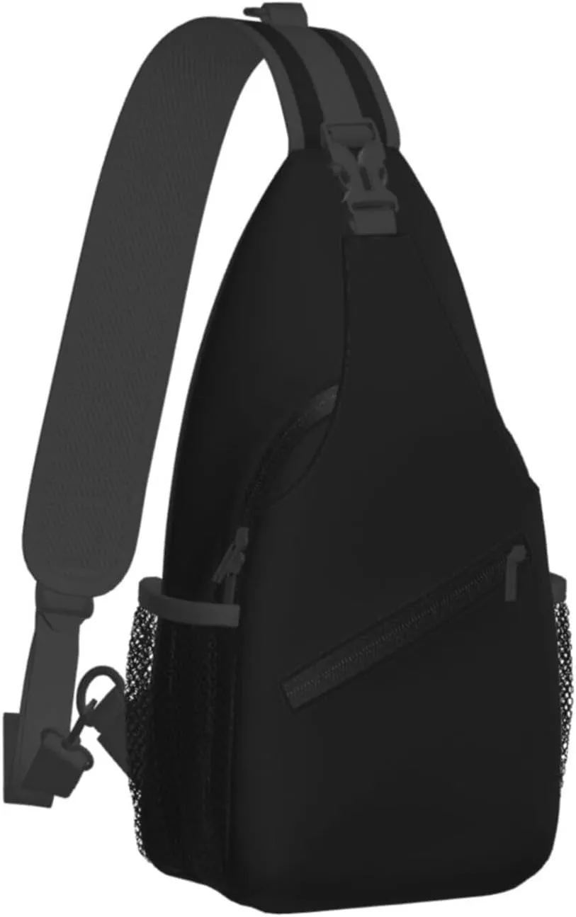 Chest Bag Fashion Casual Sports Daypack Travel Hiking Sling Bag for Women Men
