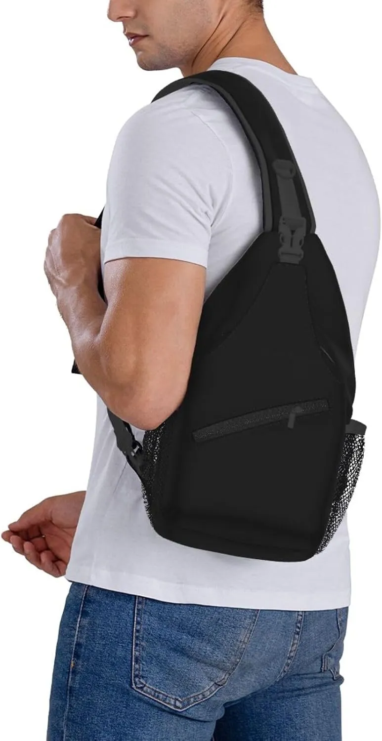 Chest Bag Fashion Casual Sports Daypack Travel Hiking Sling Bag for Women Men