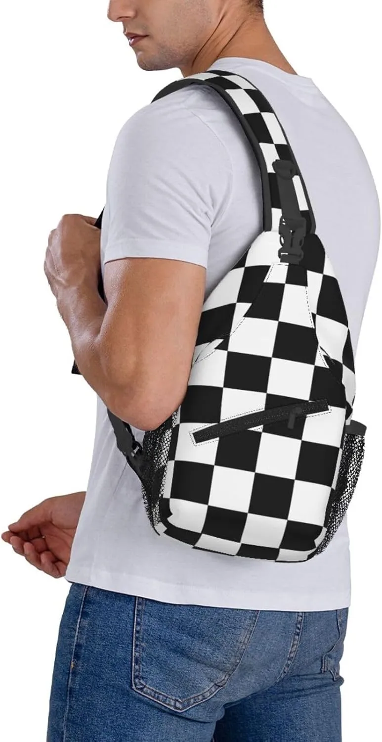 Chest Sling Bag Crossbody Shoulder Backpack Bag Gym Cycling Travel Hiking Daypack Cross Bag