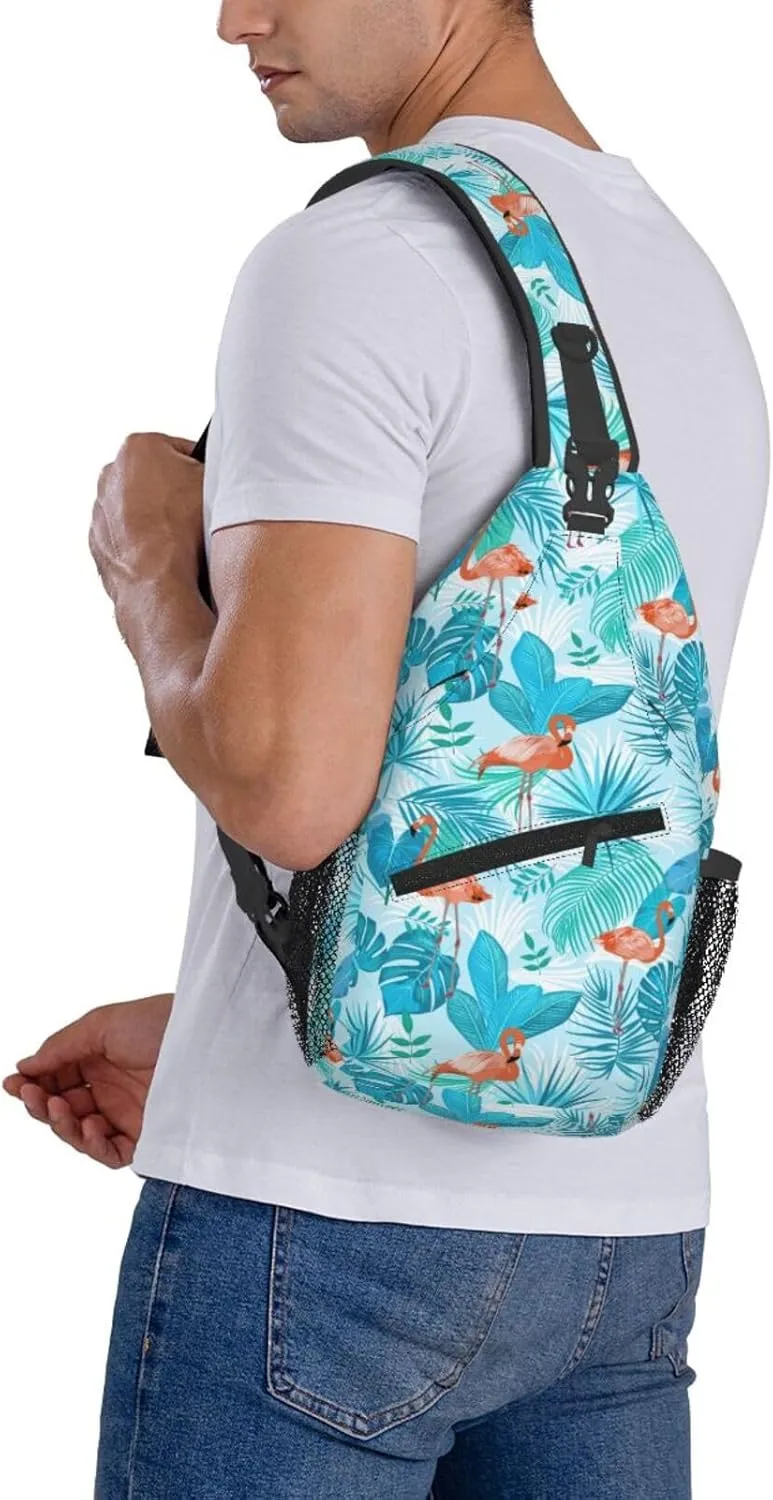 Chest Sling Bag Crossbody Shoulder Backpack Bag Gym Cycling Travel Hiking Daypack Cross Bag
