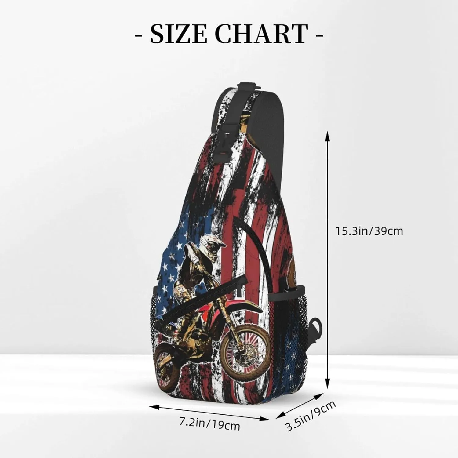 Chest Sling Bag Crossbody Shoulder Backpack Bag Gym Cycling Travel Hiking Daypack Cross Bag