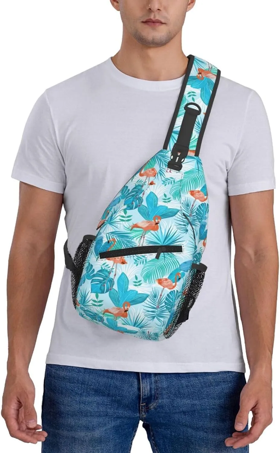 Chest Sling Bag Crossbody Shoulder Backpack Bag Gym Cycling Travel Hiking Daypack Cross Bag