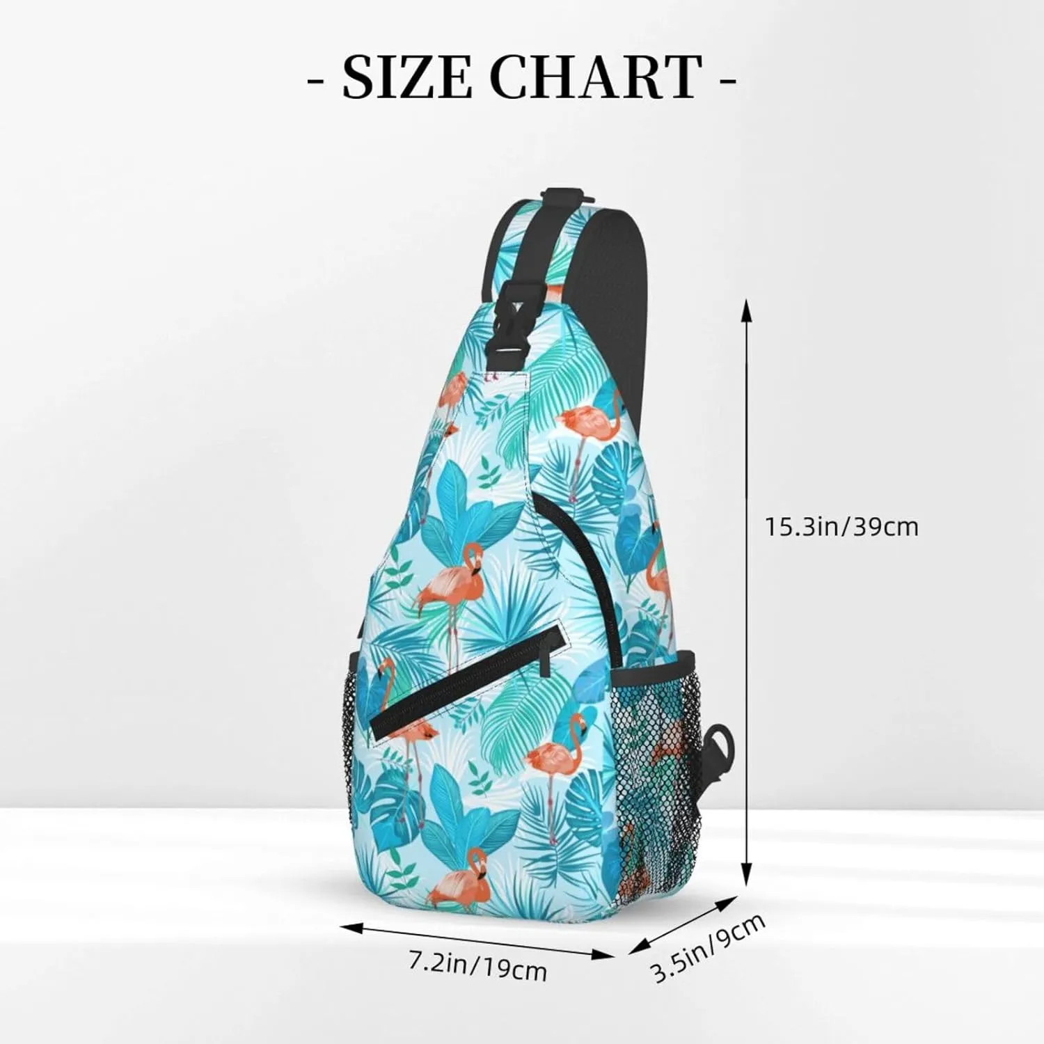 Chest Sling Bag Crossbody Shoulder Backpack Bag Gym Cycling Travel Hiking Daypack Cross Bag