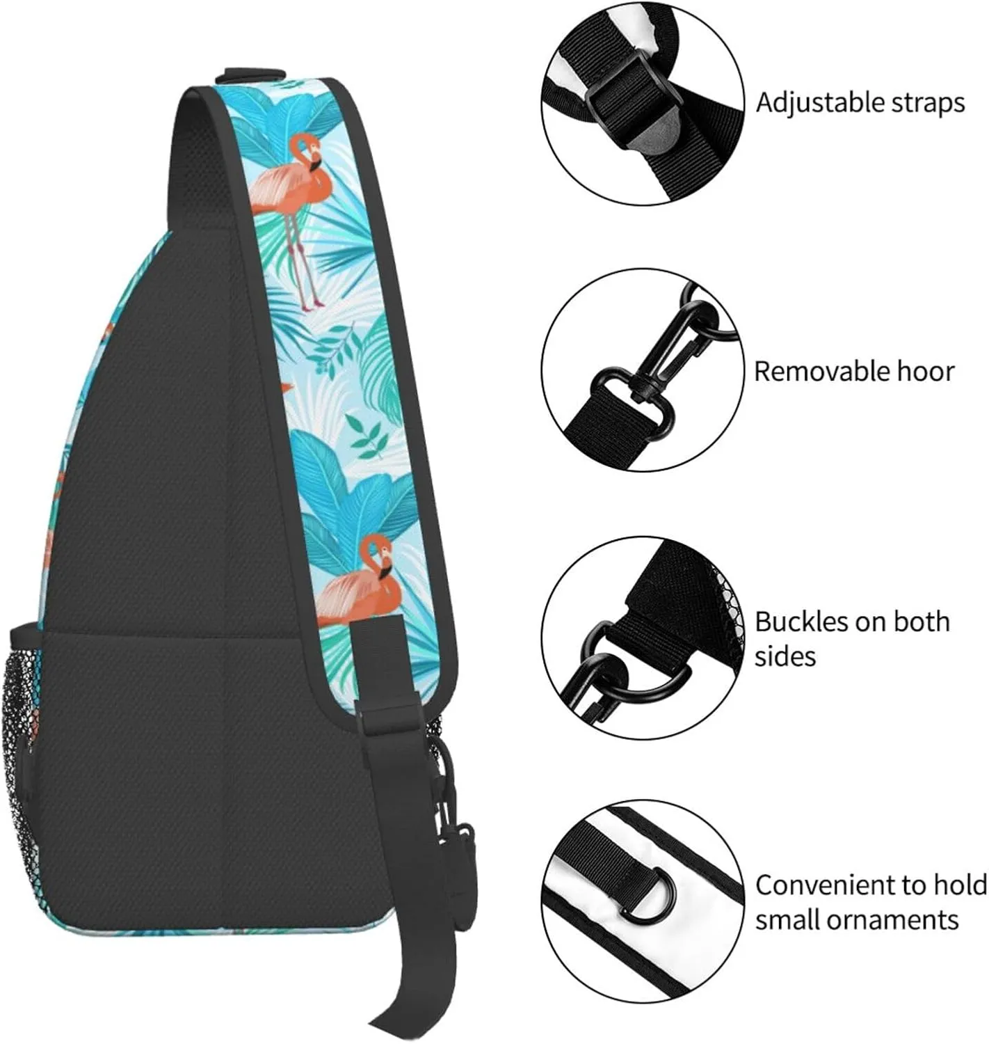 Chest Sling Bag Crossbody Shoulder Backpack Bag Gym Cycling Travel Hiking Daypack Cross Bag