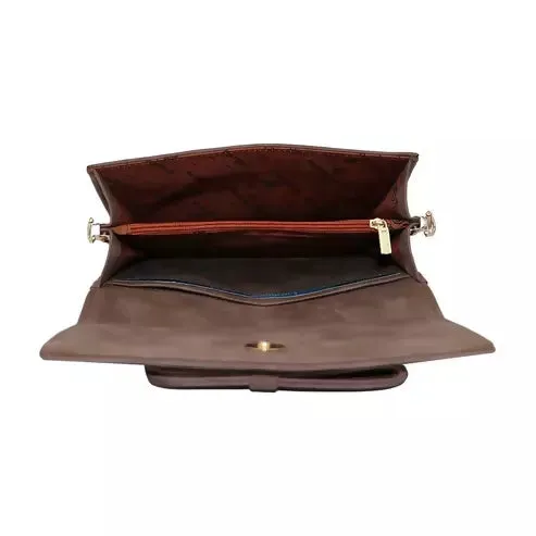 Chic and Playful : Women's Sling Bag (Taupe)
