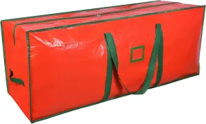 Christmas Tree Storage Bag - Fits Up to 589L (9 ft) Artificial Holiday Xmas Disassembled Trees with Durable Reinforced Handles & Dual Zipper, Durable Waterproof Material, Zippered Bag