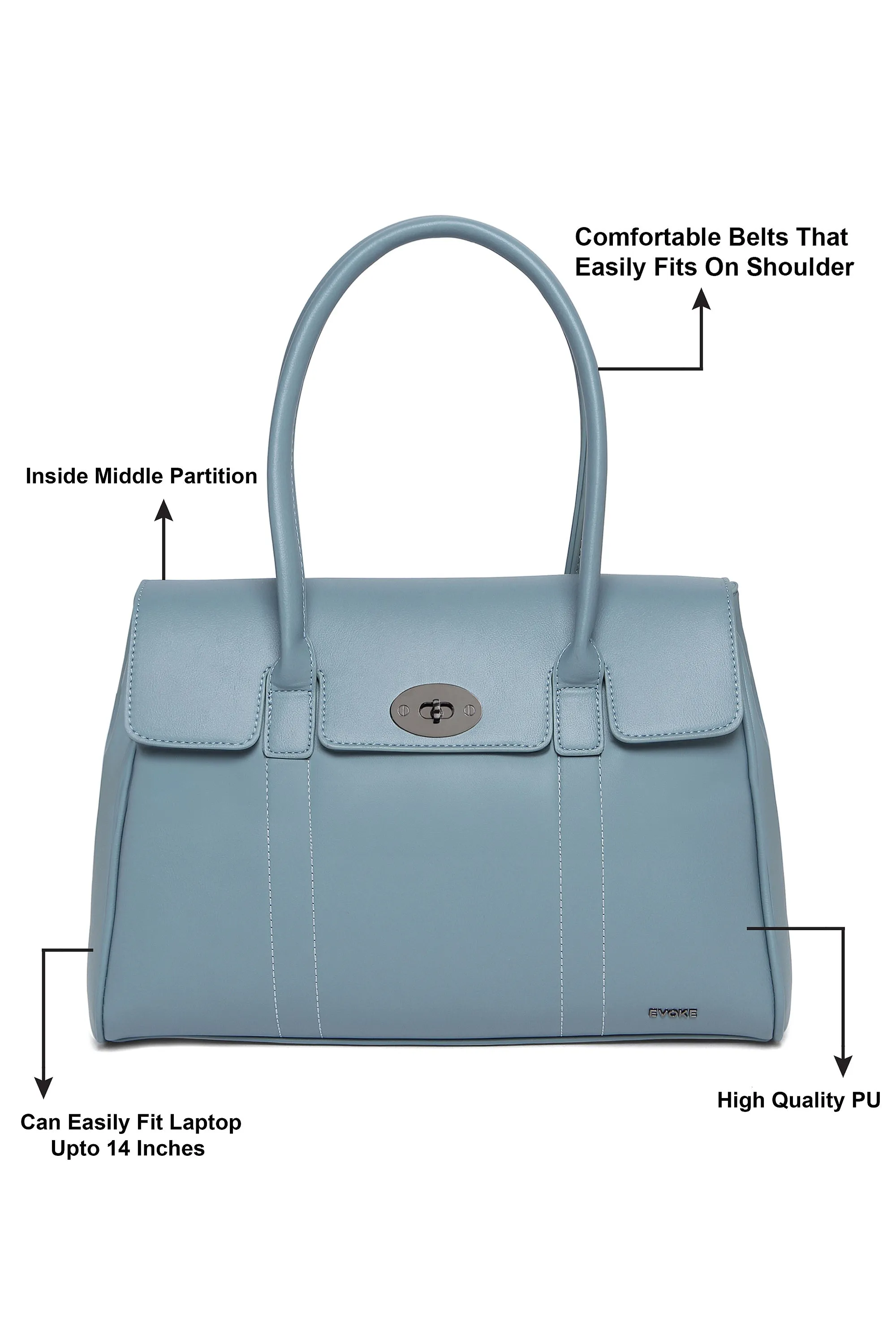 CLARA TOTE BAG 273 POWDER BLUE